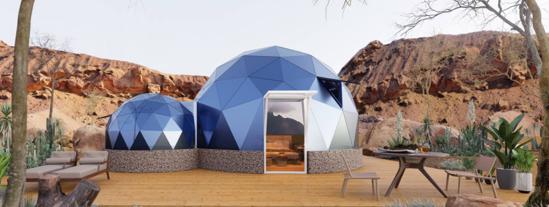 中牟县球形智能光伏玻璃星空房